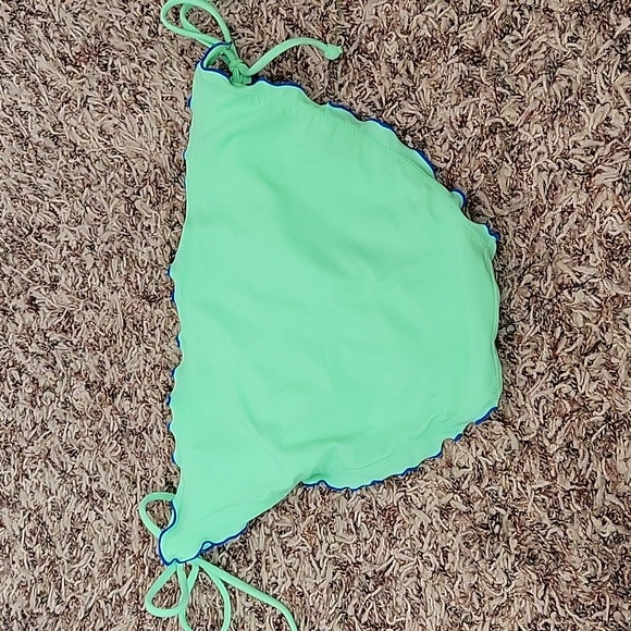 Green Ruffle Bikini Bottom - Picture 2 of 2